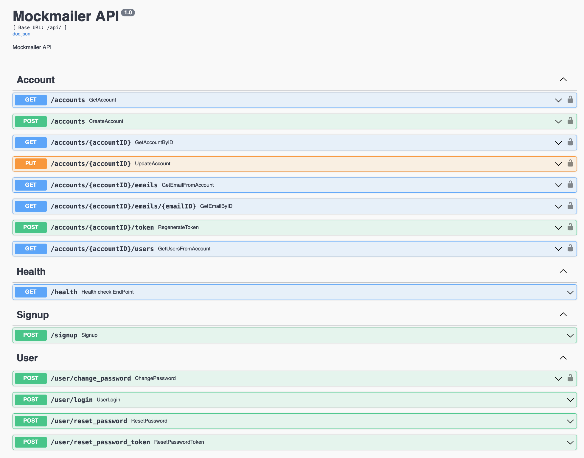 API Docs Screenshot